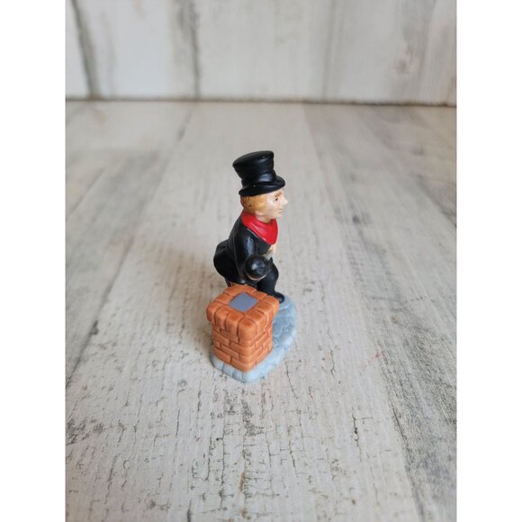 Lefton 1990 chimney sweeper man Village accessory Xmas - Picture 2 of 5